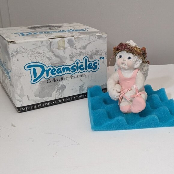 "DREAMSICLES" Collectible Treasures - TINY DANCER; Angel Ballerina; 4.5 x 4 x 3 - Picture 1 of 7